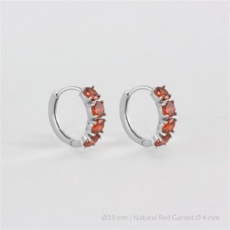 Silver Earrings | Ø15 mm