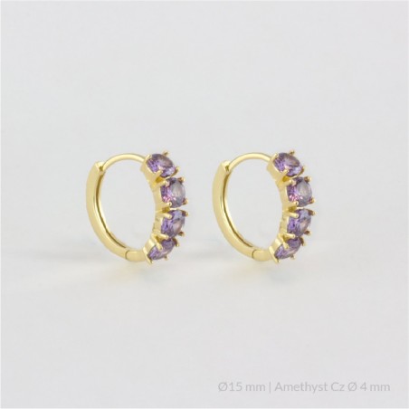 Silver Earrings | Ø15 mm