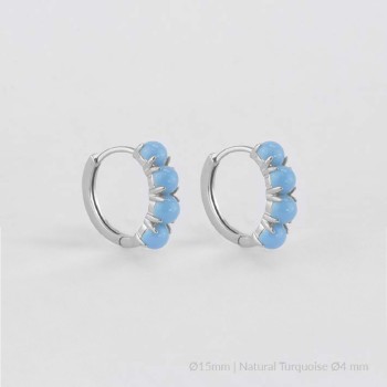 Silver Earrings | Ø15 mm