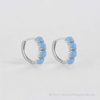 Silver Earrings | Ø15 mm