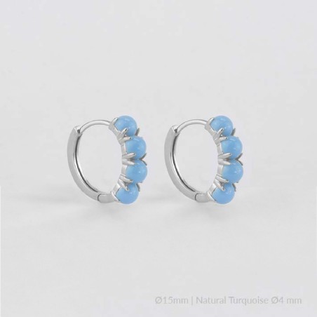 Brincos de Prata Esterlina | Ø15 mm