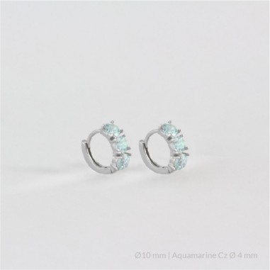 Silver Earrings | Ø10 mm