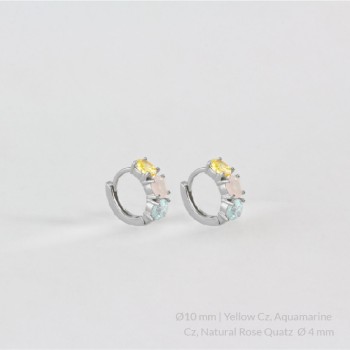 Silver Earrings | Ø10 mm