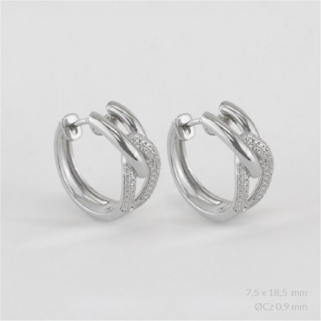 Boucles d'oreilles en Argent