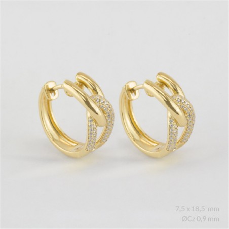 Boucles d'oreilles en Argent