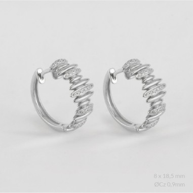 Boucles d'oreilles en Argent