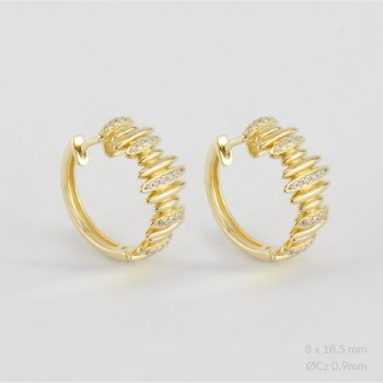 Boucles d'oreilles en Argent