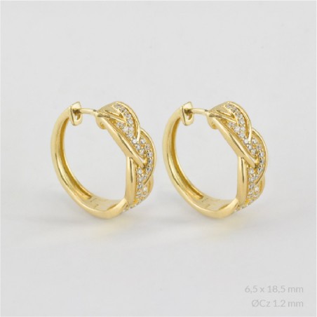 Pendientes de Plata de Ley