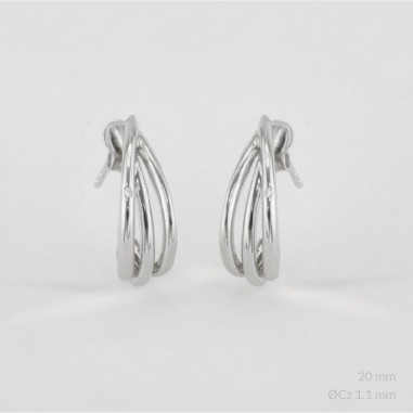 Boucles d'oreilles en Argent