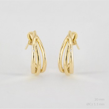 Boucles d'oreilles en Argent