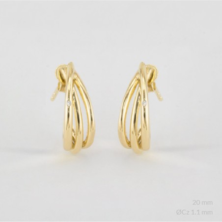 Pendientes de Plata de Ley