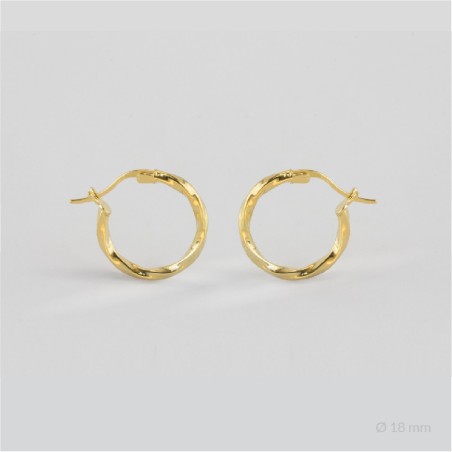 Sterling Silver Hoops | Ø18 mm