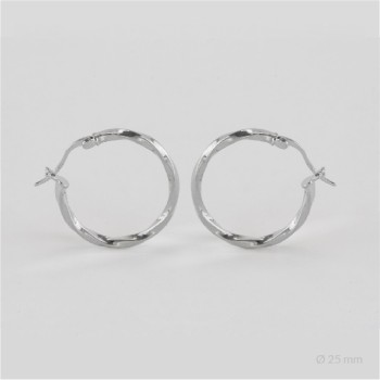 Sterling Silver Hoops | Ø25 mm