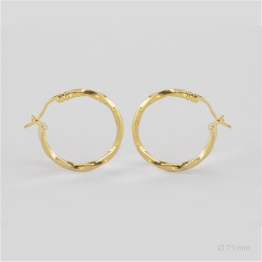 Sterling Silver Hoops | Ø25 mm