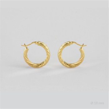 Sterling Silver Hoops | Ø18 mm