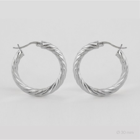 Aros de Plata de Ley | Ø30 mm