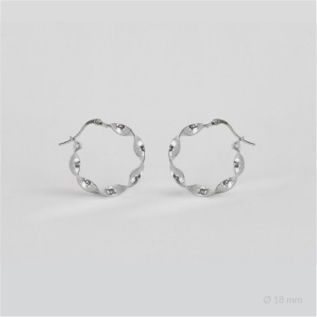 Sterling Silver Hoops | Ø18 mm