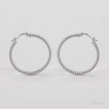 Aros de Plata de Ley | Ø30 mm