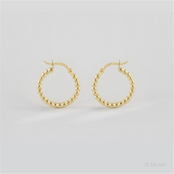 Sterling Silver Hoops | Ø18 mm