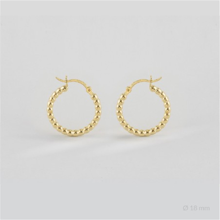Sterling Silver Hoops | Ø18 mm