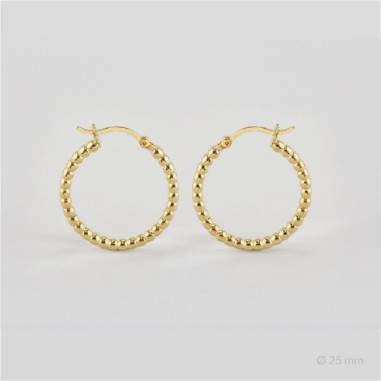 Sterling Silver Hoops | Ø25 mm