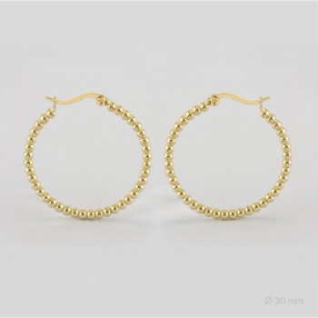 Sterling Silver Hoops | Ø30 mm