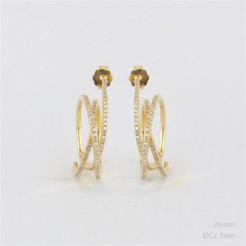 Boucles d'oreilles en Argent