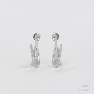 Boucles d'oreilles en Argent