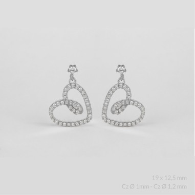 Boucles d'oreilles en Argent