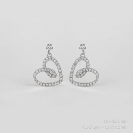 Boucles d'oreilles en Argent