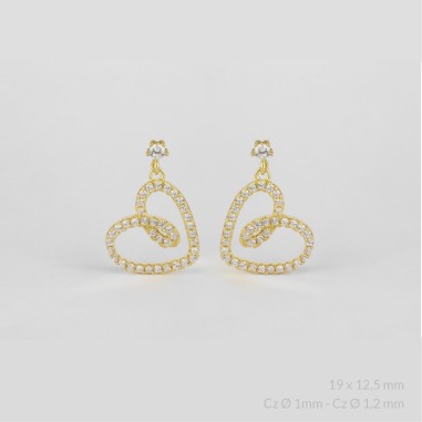 Boucles d'oreilles en Argent