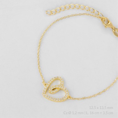 Pulseira de Prata Esterlina