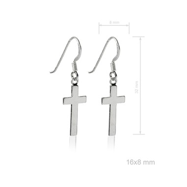 Boucles d'oreilles Argent lisse