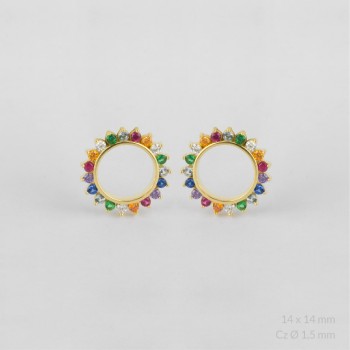 Boucles d'oreilles en Argent