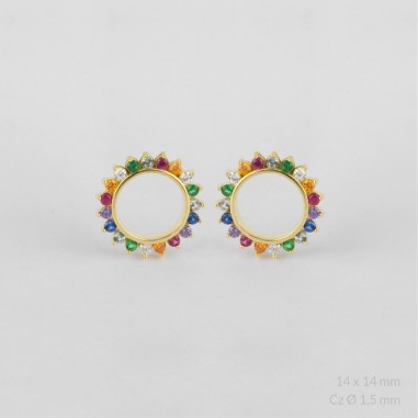 Pendientes de Plata de Ley 