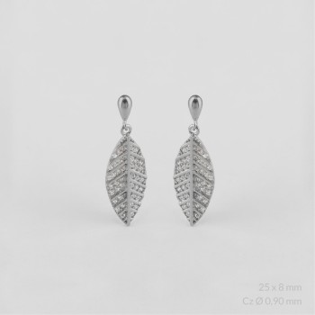 Pendientes de Plata de Ley 