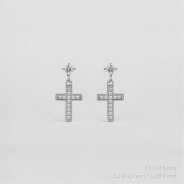 Boucles d'oreilles en Argent