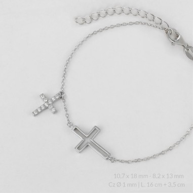 Pulseira de Prata Esterlina