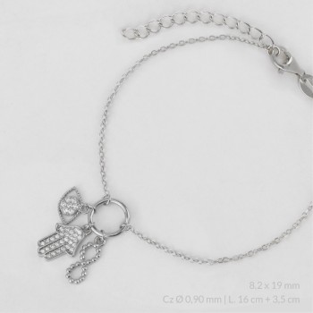 Pulseira de Prata Esterlina