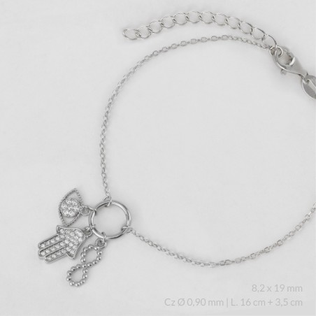 Pulsera de Plata de Ley 