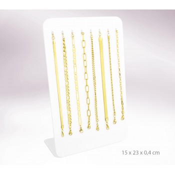 Expositor - 8 pulseiras de Aço