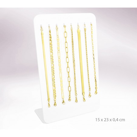 Expositor - 8 pulseiras de Aço