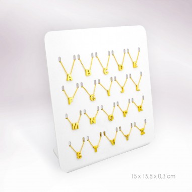 Expositor Garg Mini Iniciales Dorado