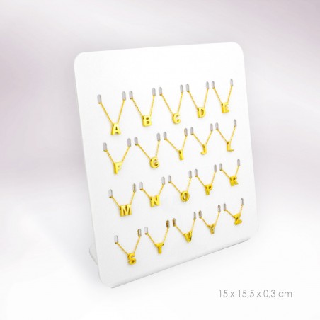 Expositor Garg Mini Iniciales Dorado