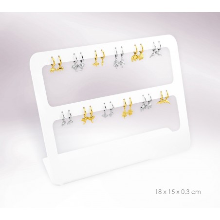 Display - 12 pairs of earrings