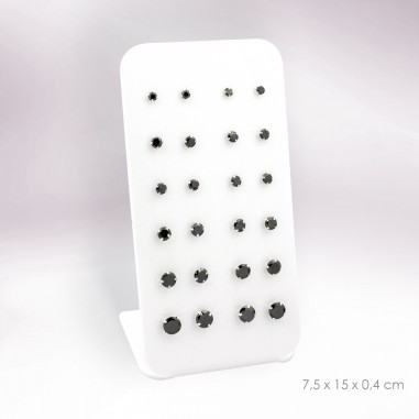 Display - 12 pairs of earrings