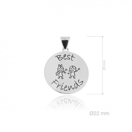 Pendentifs Argent lisse