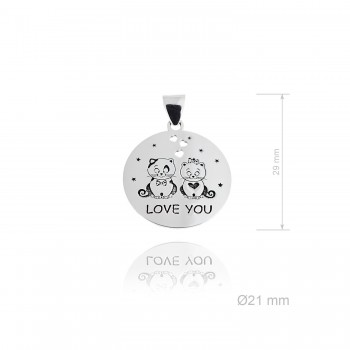 Pendentifs Argent lisse