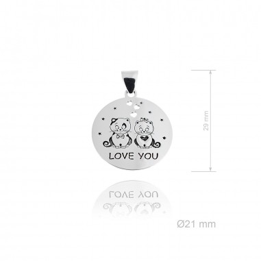 Pendentifs Argent lisse