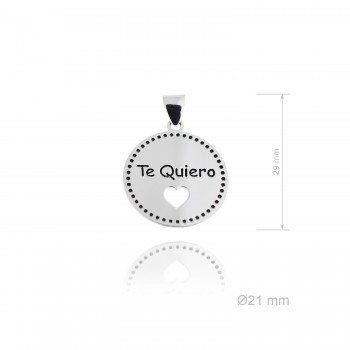 Colgante Liso "Te quiero"